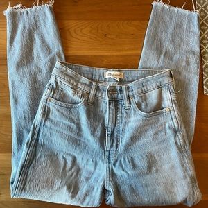 Madewell light wash jeans!